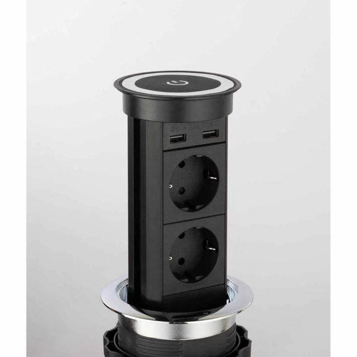 kitchen motorized pop up socket 2