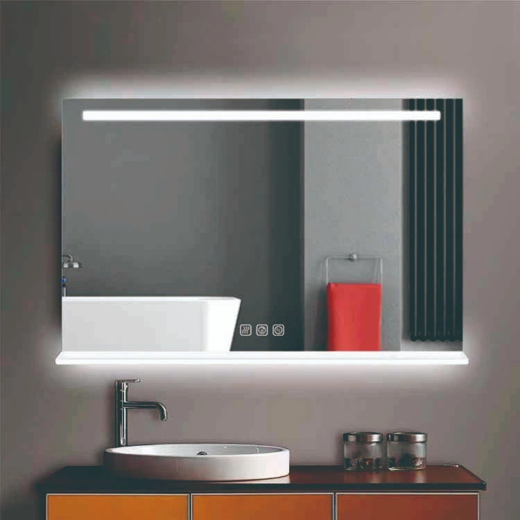 Bathroom LED Lighted Rectangular Mirror